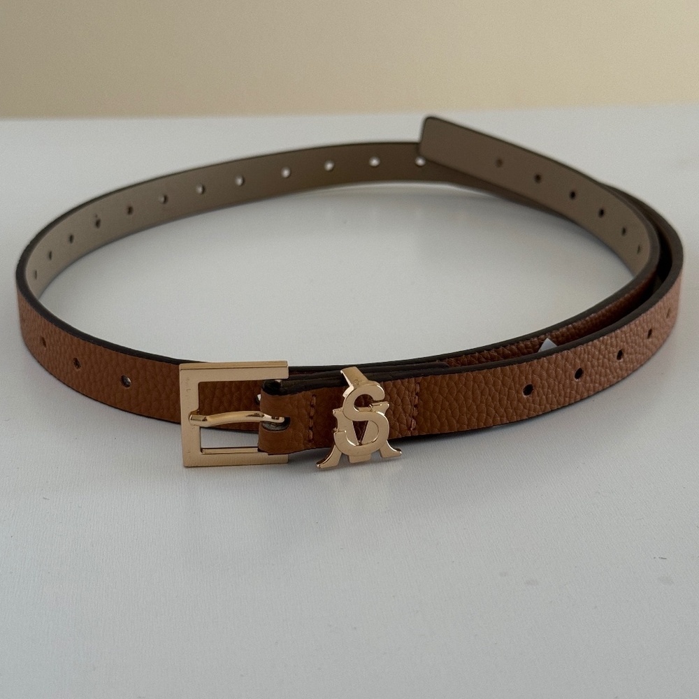 Steve Madden Tan Leather Belt Size Large  Great Condition!